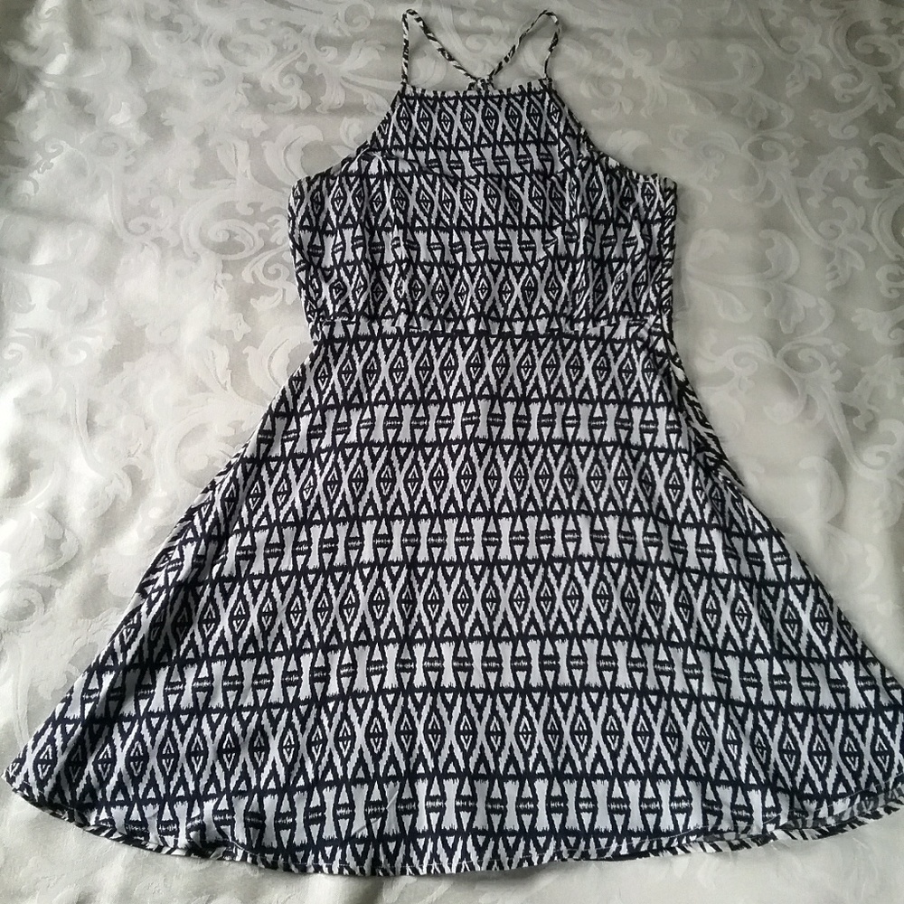 Divided by H&M blue and white sundress
